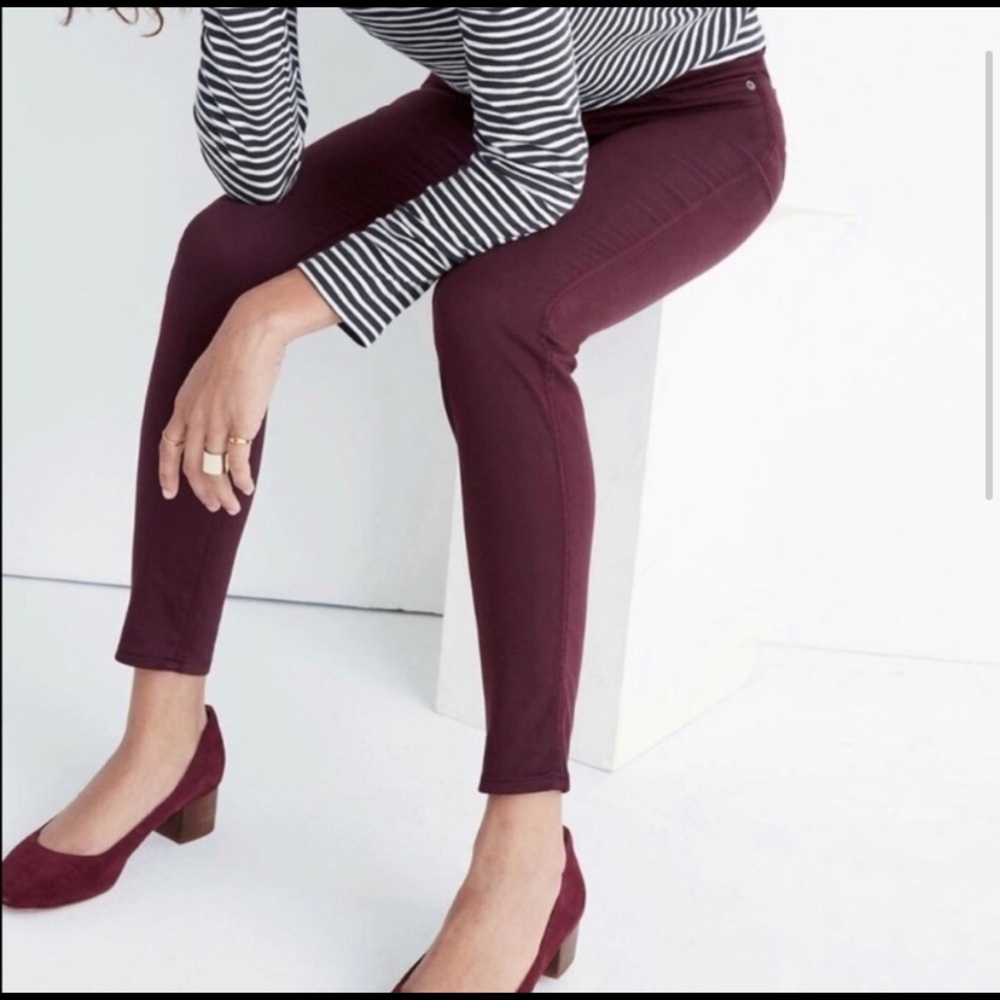 Madewell 10-Inch High Waist Skinny Sateen Jeans 27